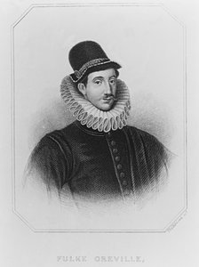 Fulke Greville（1554-1628）の肖像画、第1男爵ブルック、「ロッジの英国の肖像画」、1823年 作： English School